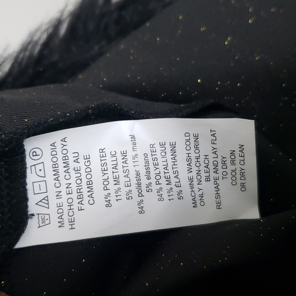 NWT Michael Kors Gold Metallic Trumpet Skirt Size XL - Picture 9 of 9